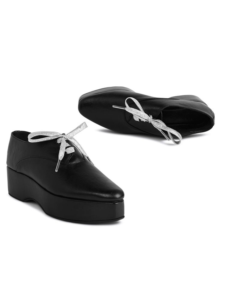 SKO Women RebeccaX Black Vegan Leather Loafers Shoes-picture-12
