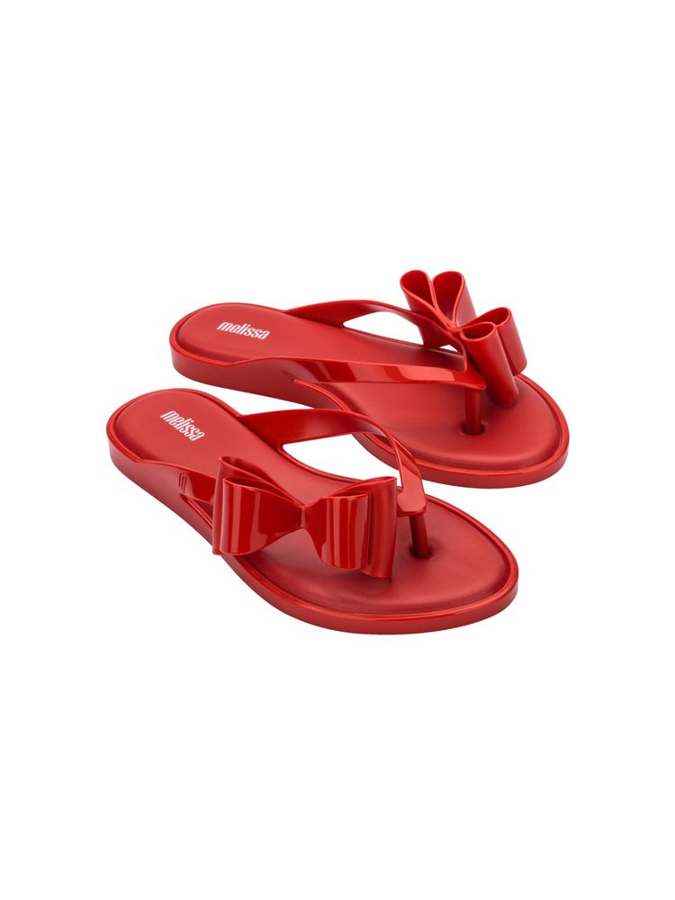 Melissa Women Cute Red Bow Slip-On Flats-image-32