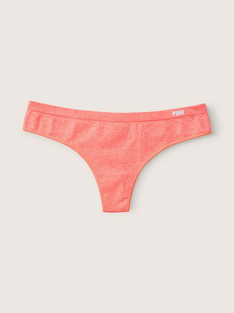victoria's secret intimates Victoria's Secret Women Coral Seamless Thong Panty (S)-picture-18