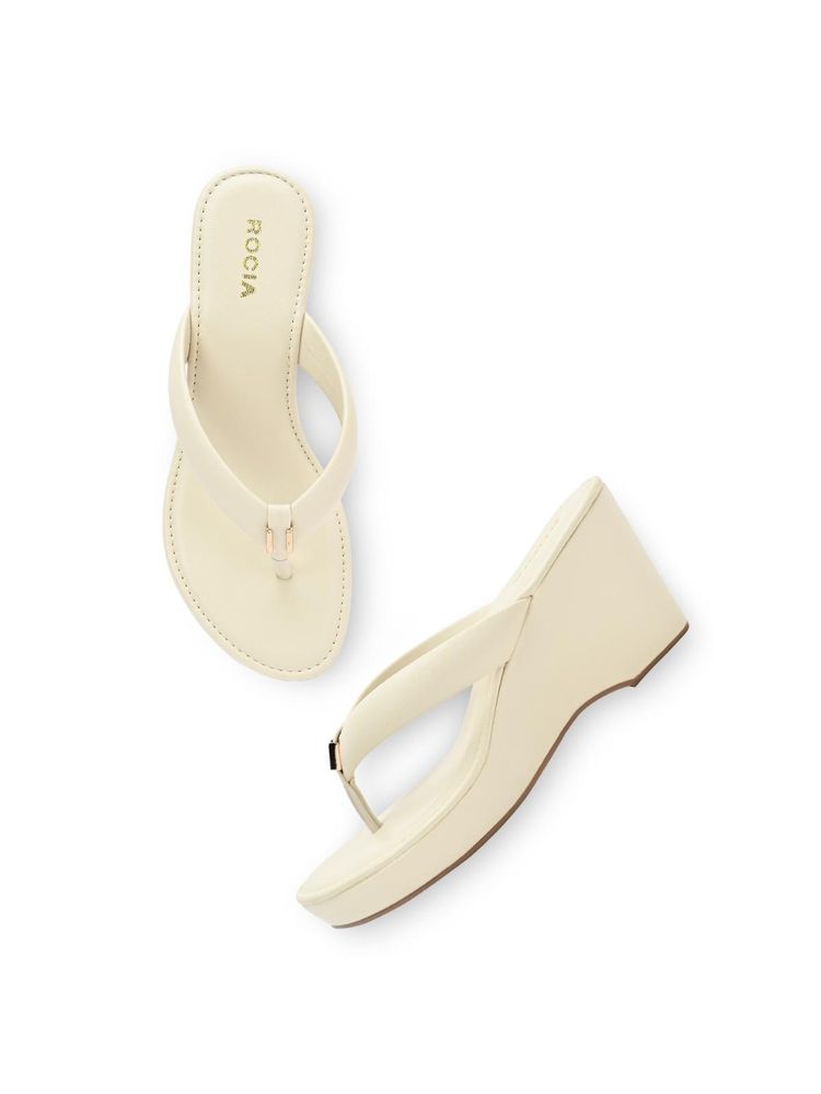 ROCIA By Regal Beige Women Casual High Wedges-picture-22