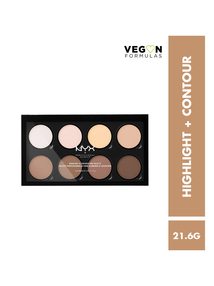 NYX Professional Makeup Highlight & Contour Pro Palette Matte Finish (HCPP01)-image-3