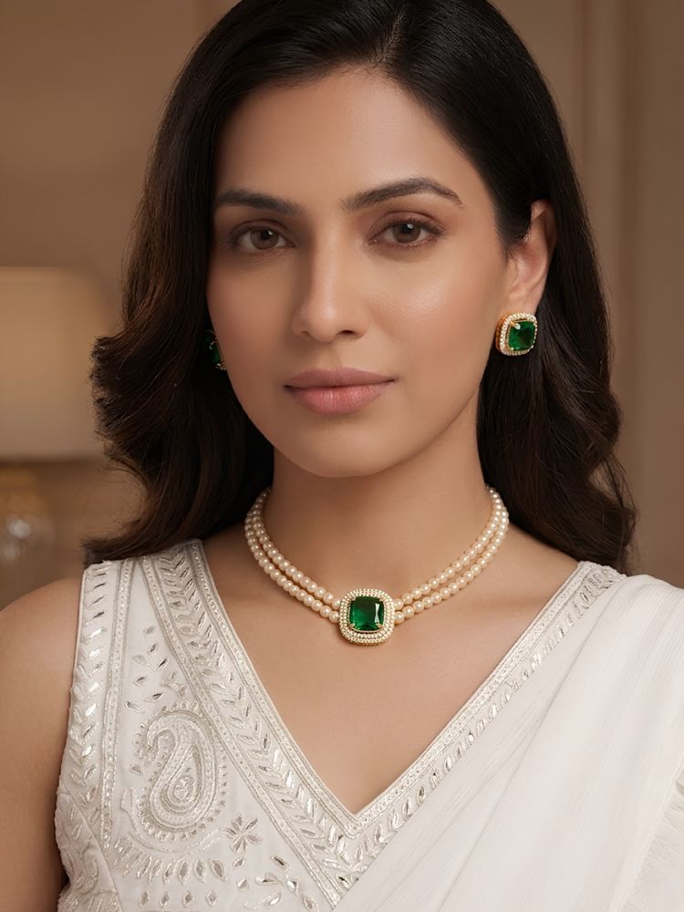 Nuyug Emerald Perlina Jewellery Set-picture-14