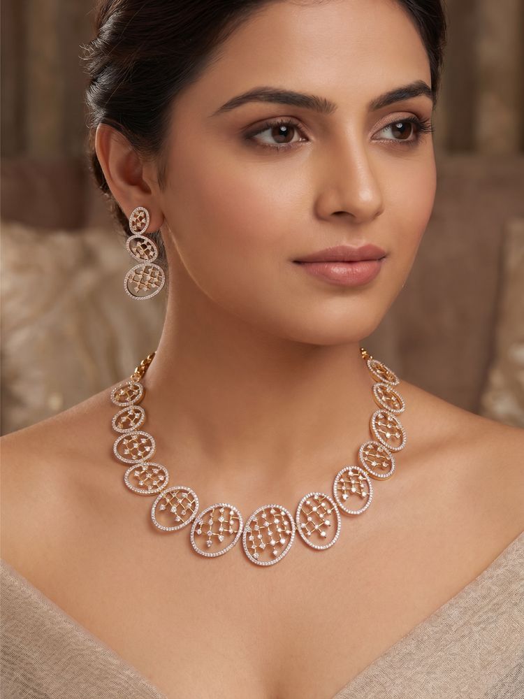 Nuyug Elara Geometric Filigree Jewellery Set-picture-18