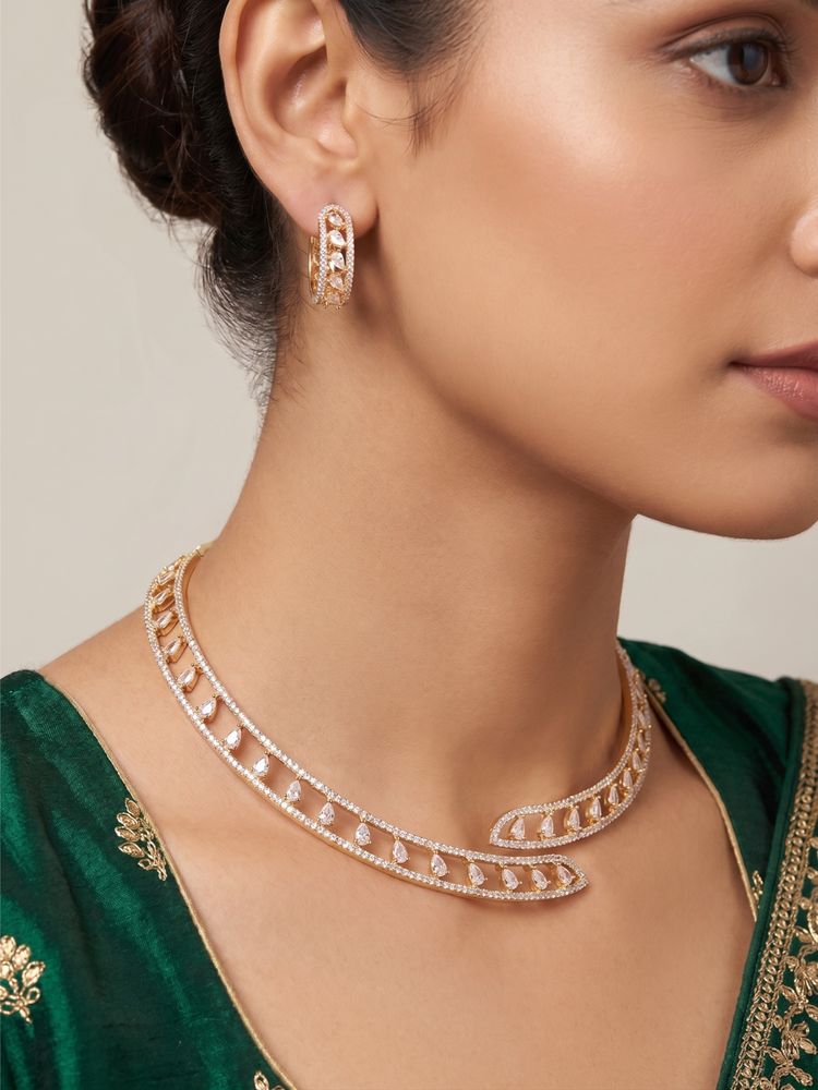 Nuyug Lyra American Diamond Hasil Jewellery Set-picture-44