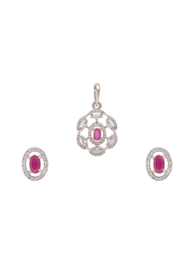 Nuyug Ruby Glint Petite Jewellery Set-picture-28