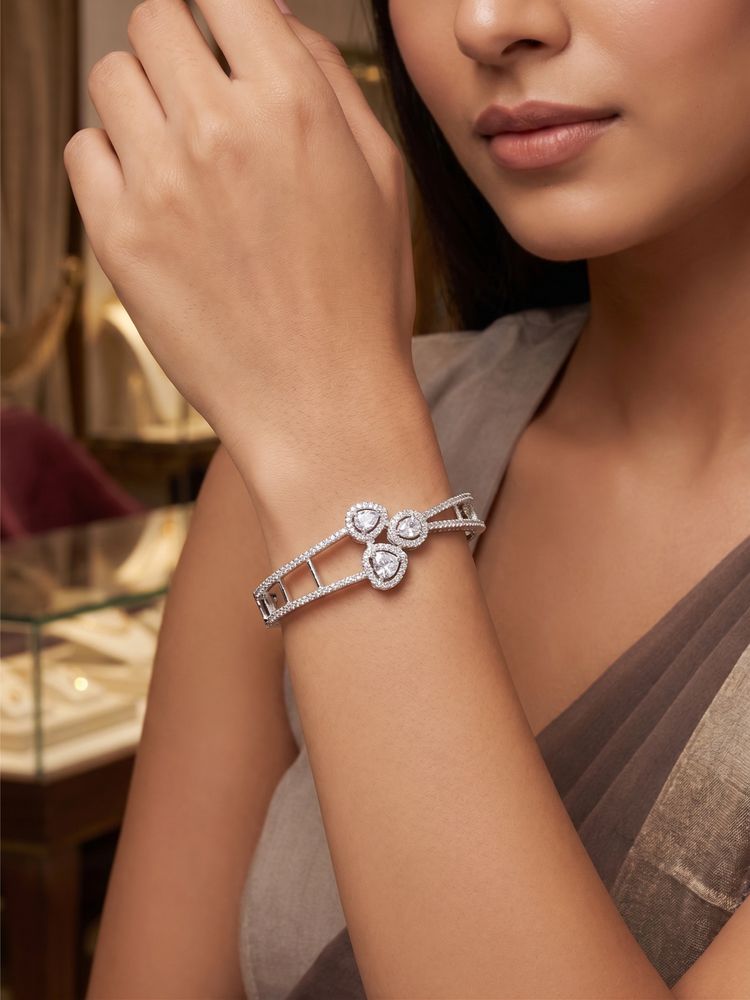 Nuyug Aqua Leaf American Diamond Kada-picture-24