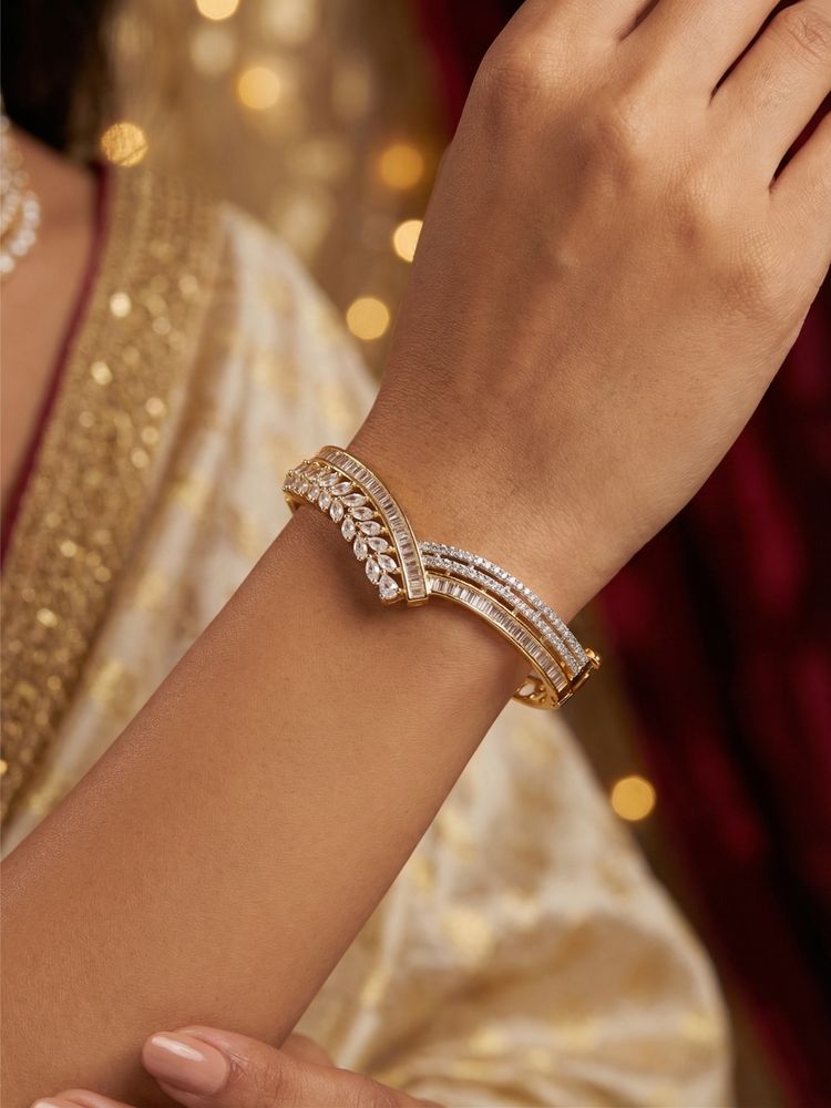 Nuyug Celeste Spark American Diamond Kada-picture-13