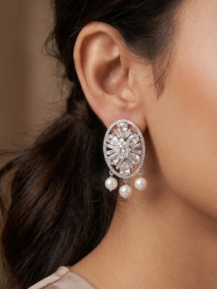 Nuyug Moonshine Pearl Drop Earrings-picture-28