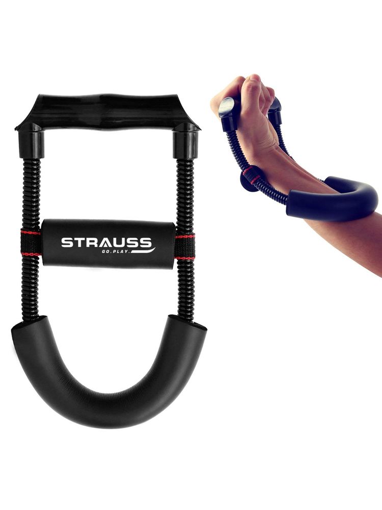 Strauss Adjustable Wrist-Forearm Strengthener (Black)