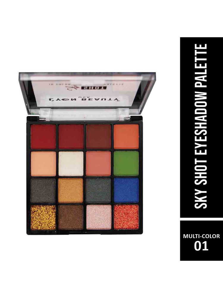 Lyon Beauty Sky Shot 16 Color Eyeshadow Palette - Multi-Color 01-picture-30