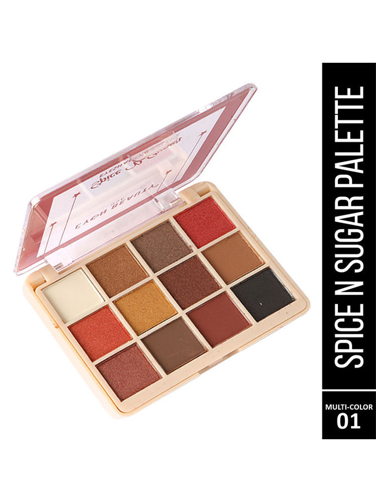Lyon Beauty Spice N Sugar Eyeshadow Palette - Multi-Color 01-picture-24