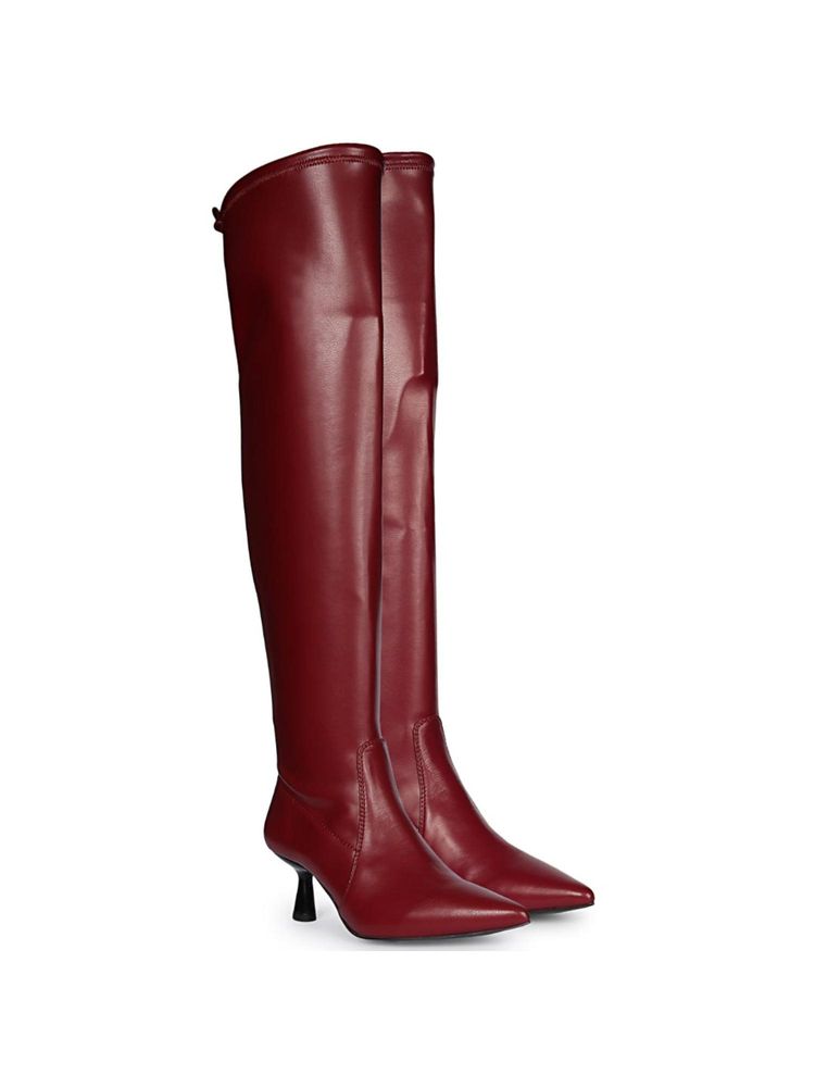 Saint G Womens Maroon Casual Boots-picture-12