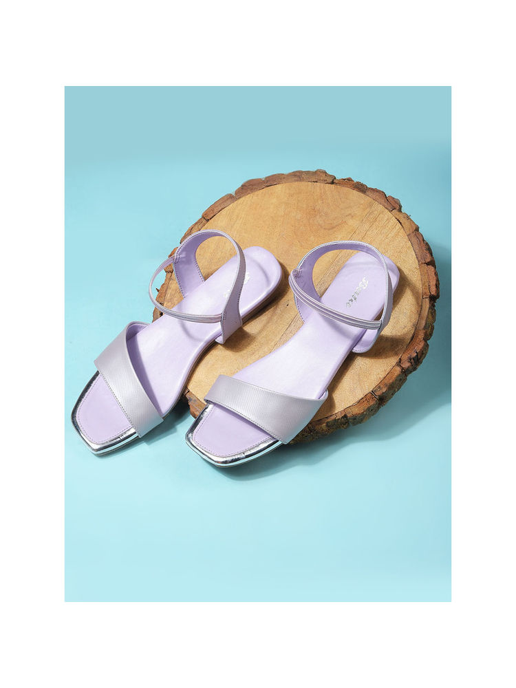 Bata Lavender Womens Casual Sandals-image-4