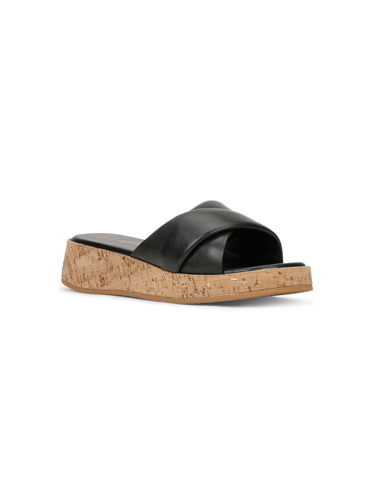 Hush Puppies Black Womens Platform Sandals-picture-23