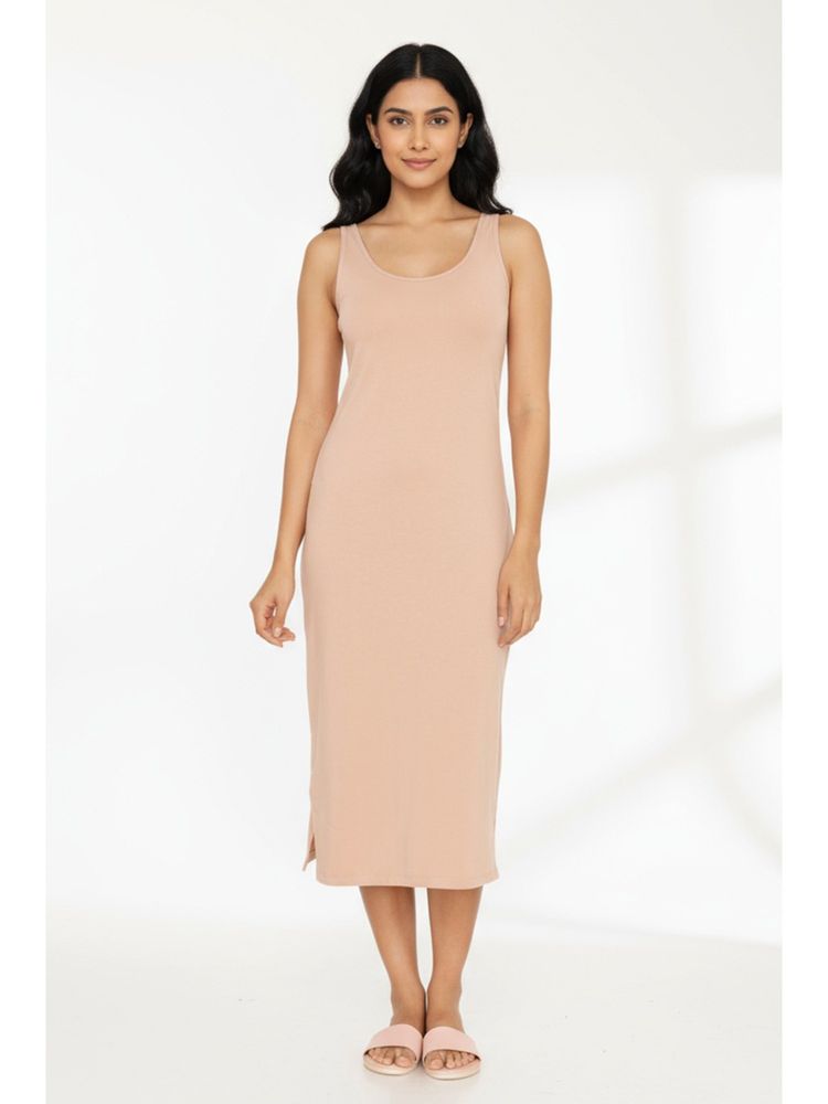 Zivame Mid-Calf Length Slip - Skin-picture-11