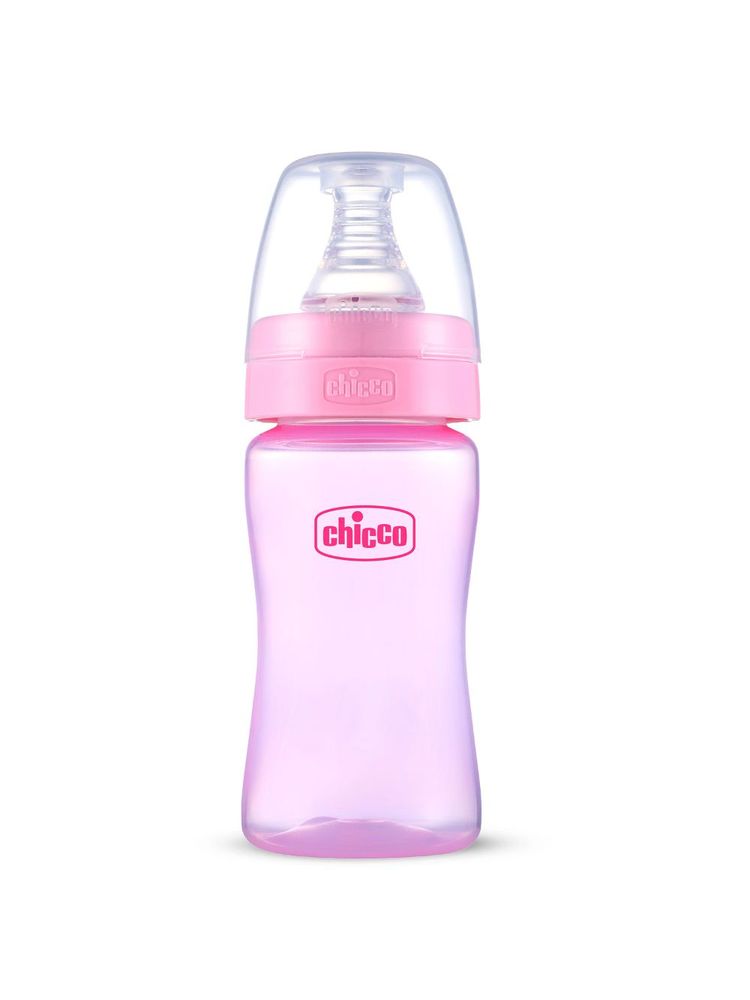 Chicco Feed Easy Anti-Colic Bottle - Pink