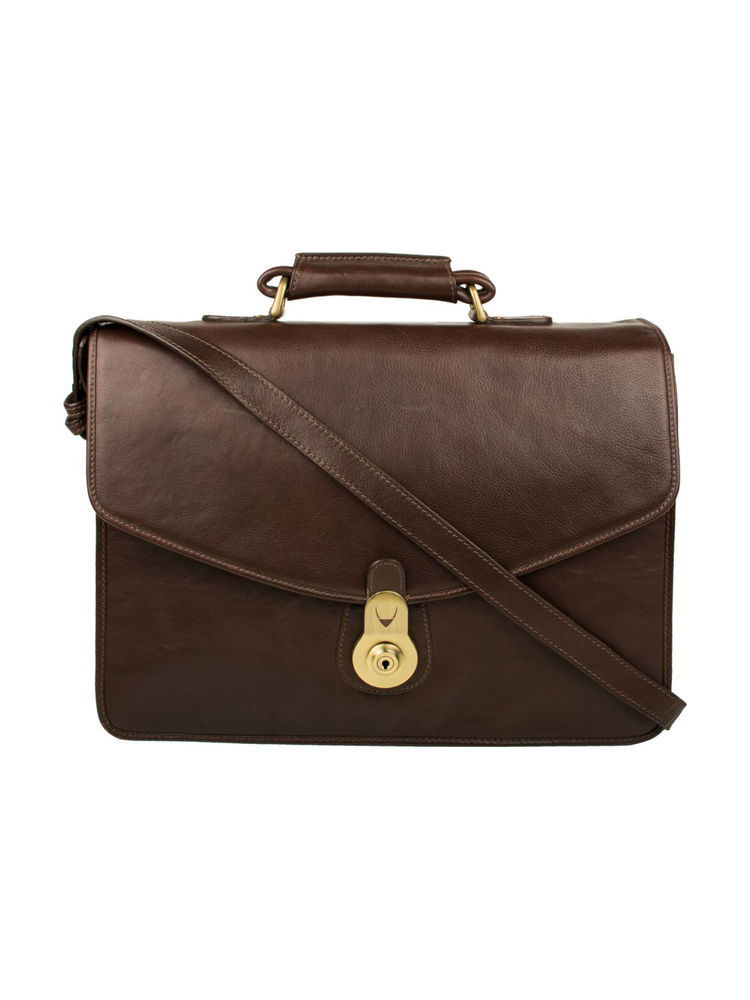 Hidesign Gi First Brown Brief Case-picture-11