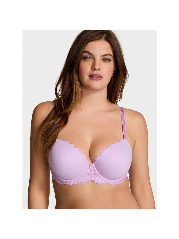 Victoria's Secret Dream Angels Smooth and Lace Lightly Lined Classic Coverage Demi Bra-image-22