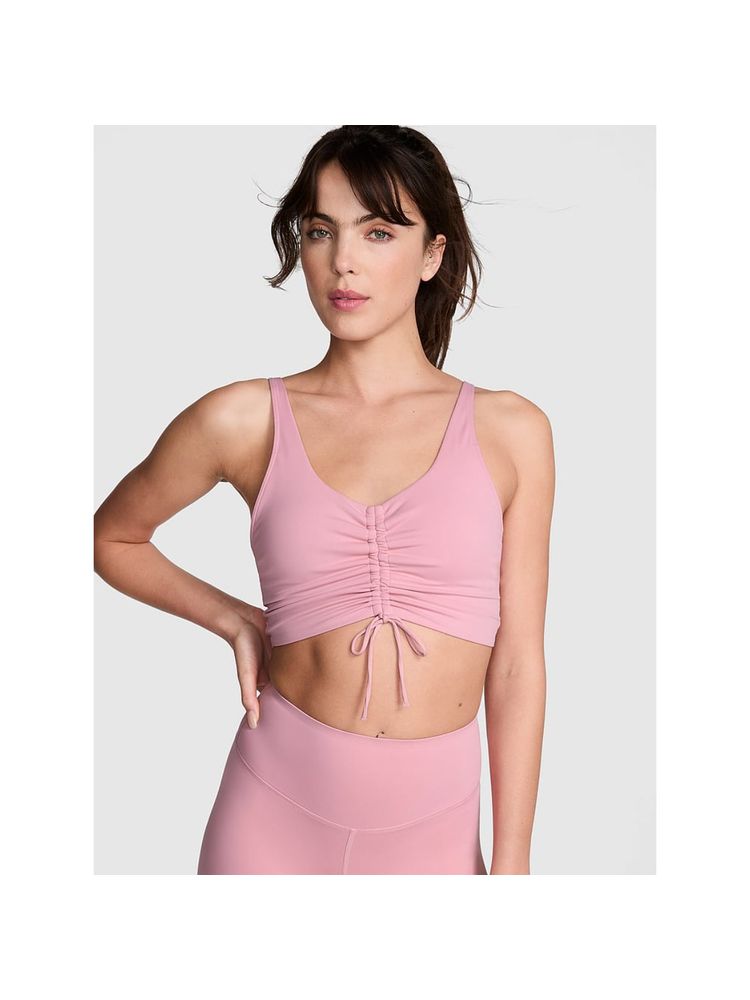 victoria's secret intimates Victoria's Secret PINK Relay Ruched Plunge Sports Bra-picture-41