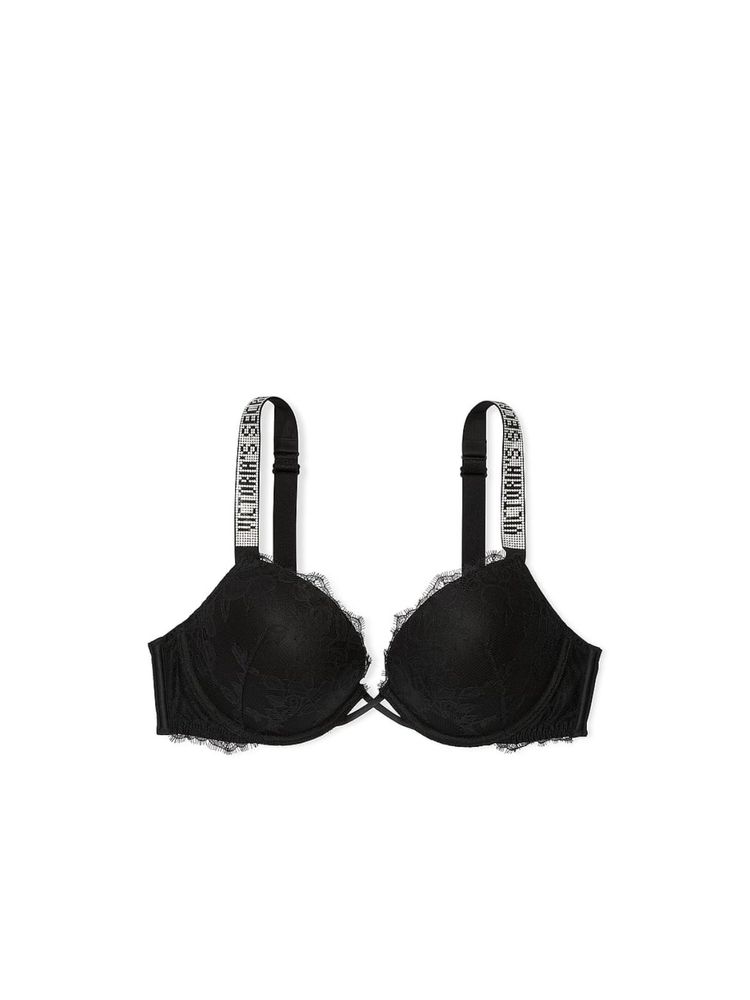 victoria's secret intimates Victoria's Secret Very Sexy Shine Strap Lace Push-Up Bra-picture-12