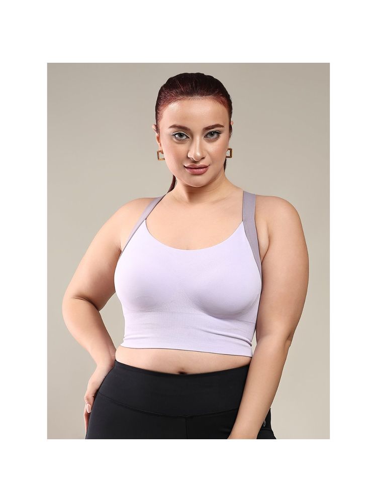 BRACHY Purple Women Full Coverage Sports Bra.-picture-25