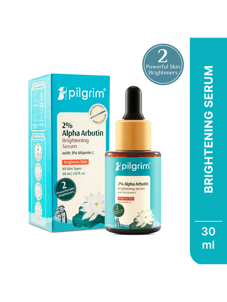 Pilgrim 2% Alpha Arbutin & 3% Vitamin C Brightening Serum, Fades Pigmentation & Brightens Skin-picture-27