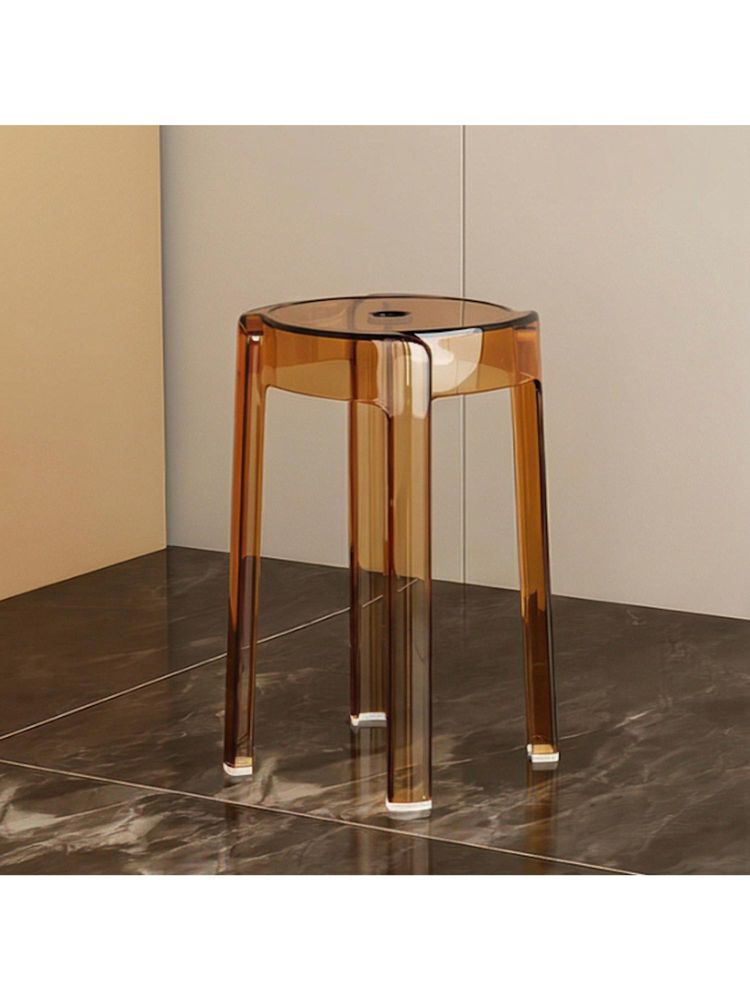 The Artment Tan Acrylic Crystal Nest Stool-picture-28