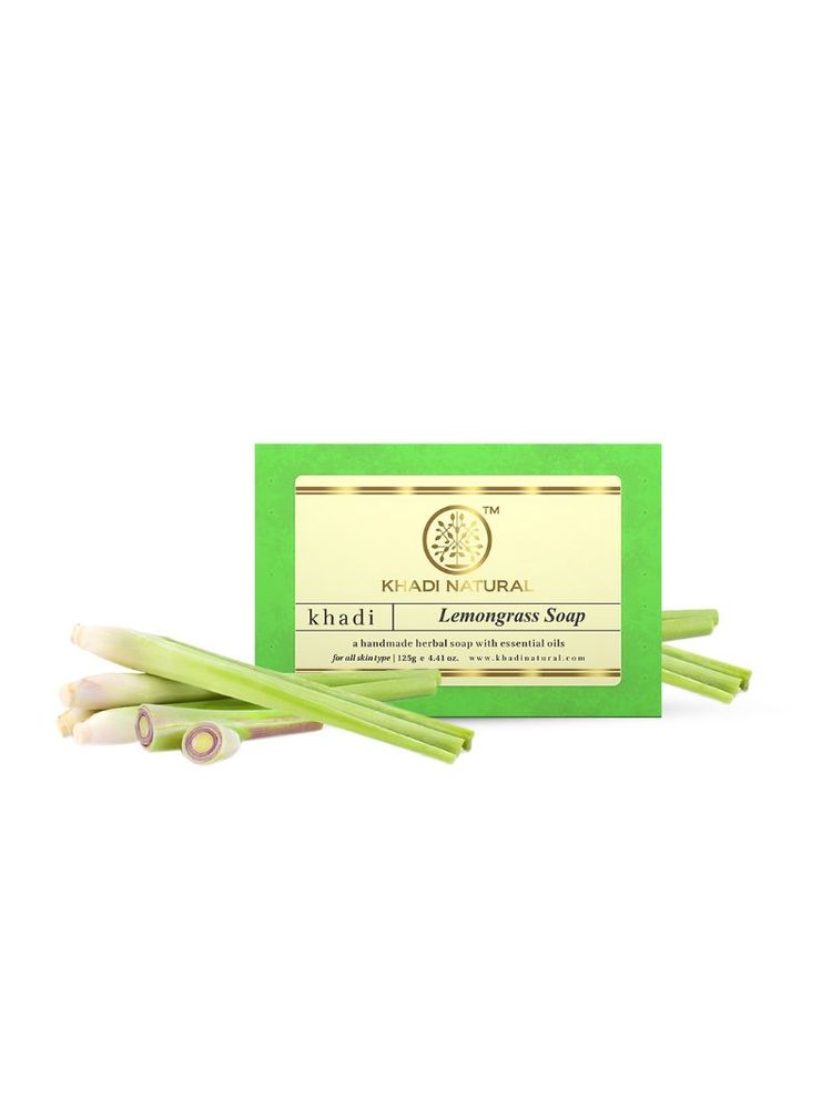 Khadi Natural Lemongrass Handmade Soap Anti-Bacterial-picture-11