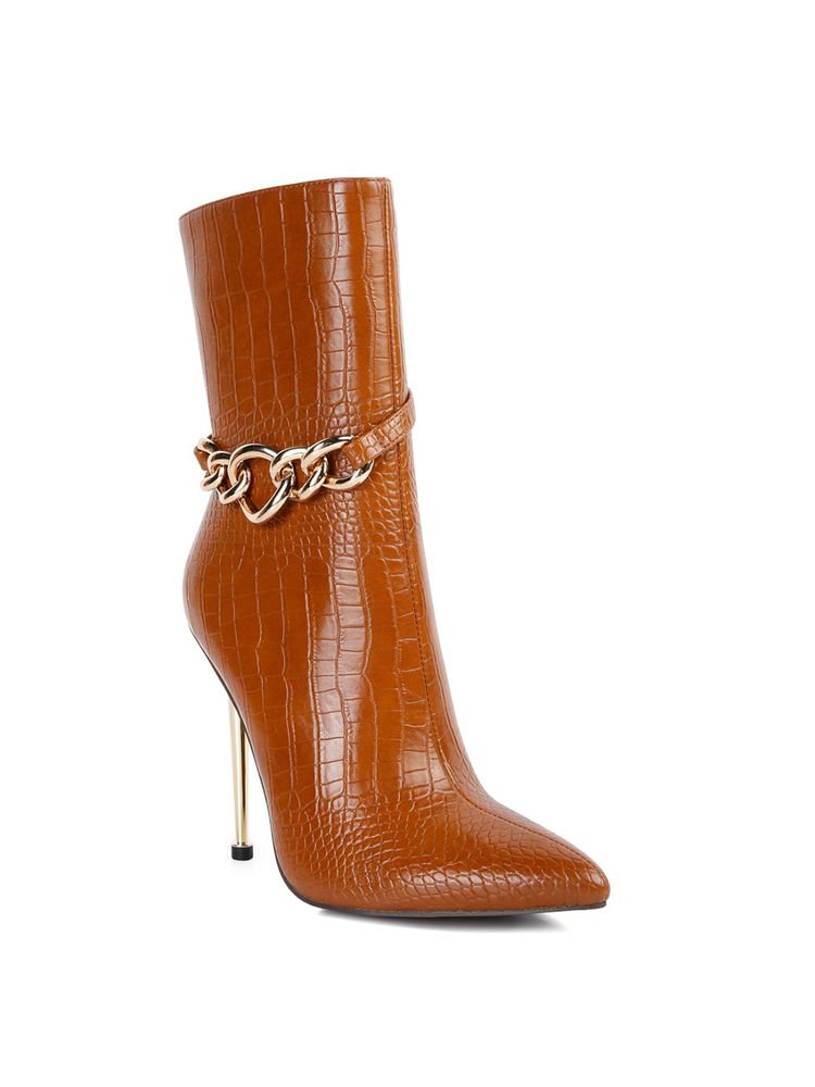 London Rag Textured Tan Boots-picture-23