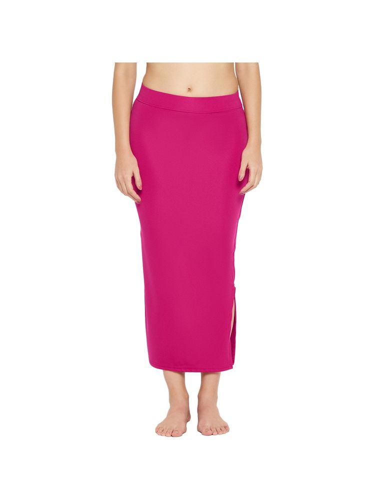 Secrets By Zerokaata Women Solid Seamless Saree Petticoat - Pink-image-27