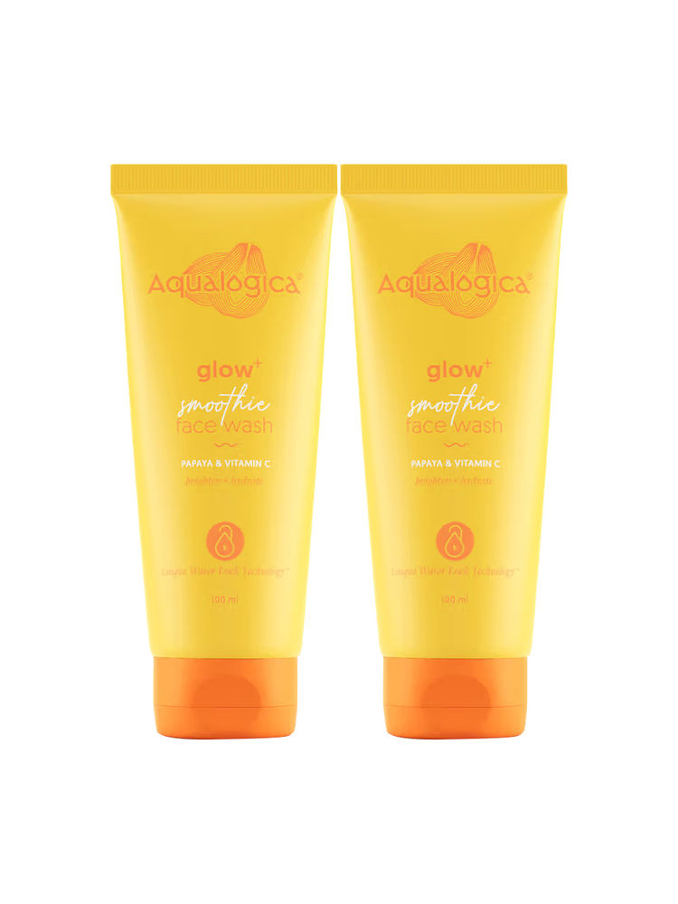 Aqualogica Glow+ Smoothie Face Wash With Papaya & Vitamin C , Hydrates & Gently Cleanses - Pack Of 2-picture-19