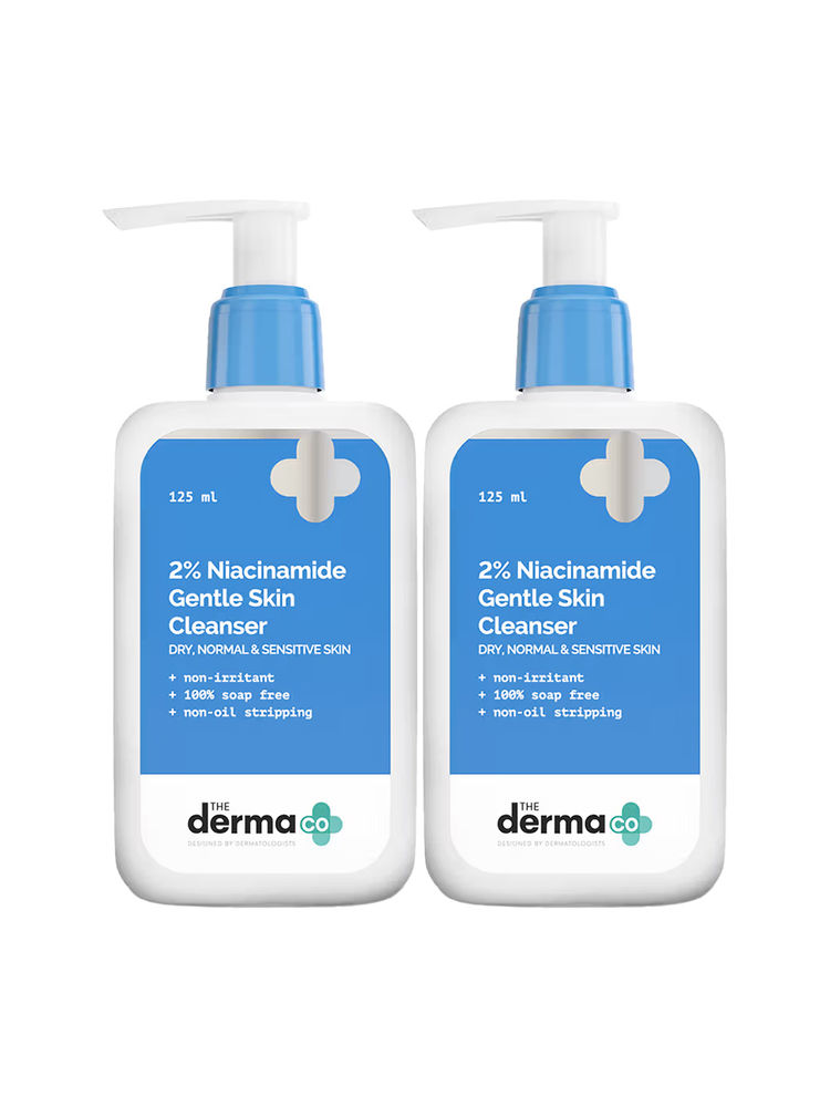 The Derma Co 2% Niacinamide Gentle Skin Cleanser - Pack Of 2-image-29