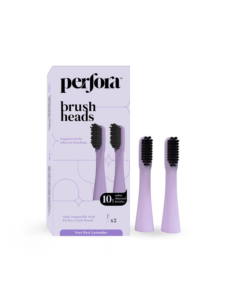 Perfora Brush Head Refill (Set Of 2) - Veri Peri Lavender-picture-13