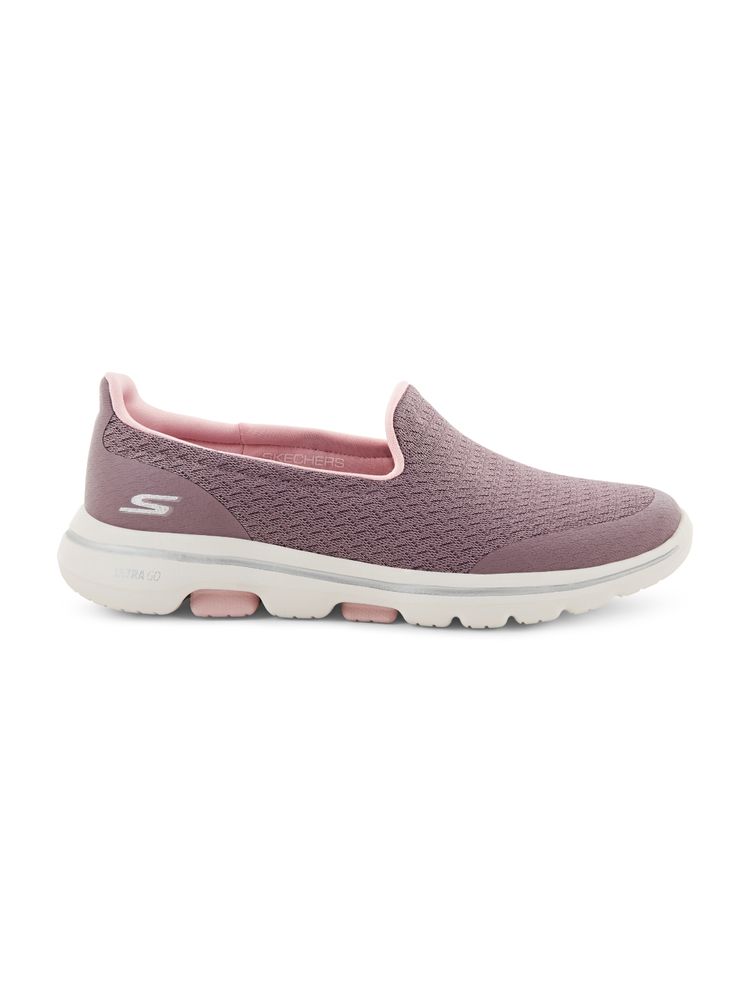 SKECHERS Go Walk 5-nicety Purple Walking Slip On Sports Shoes-image-25