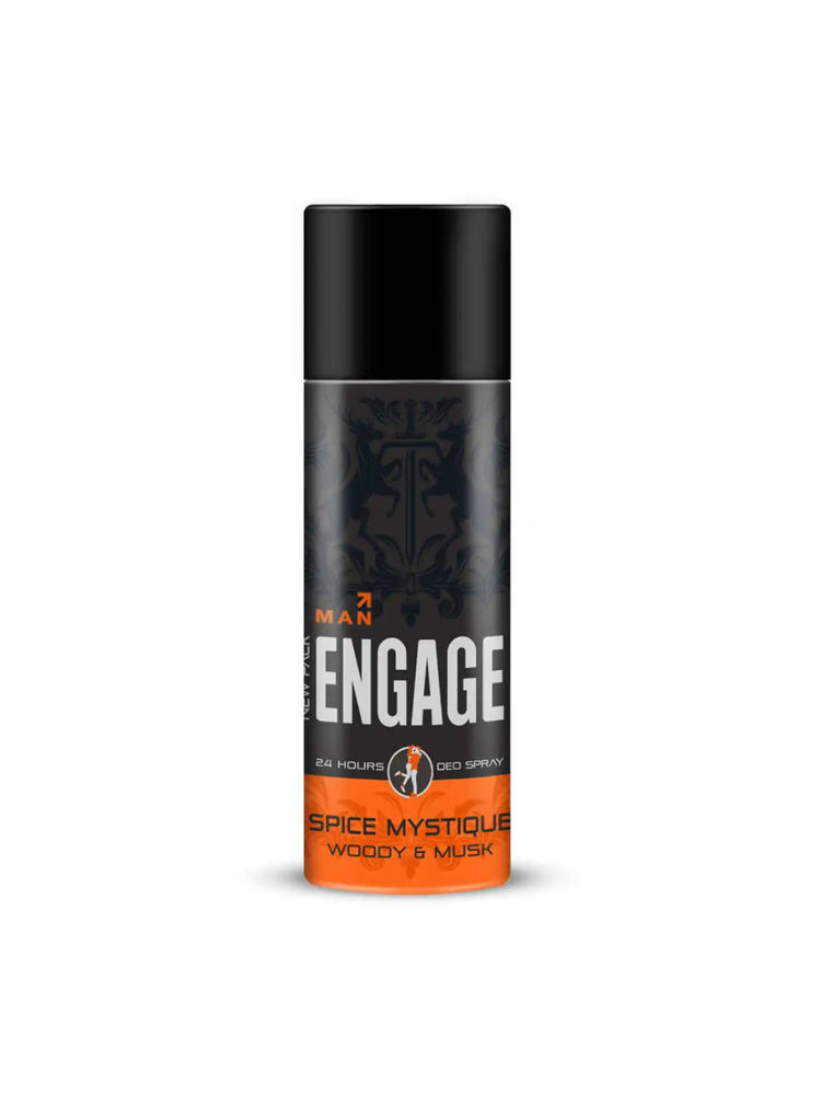 Engage Spice Mystique Deodorant for Men, Woody & Leather, Skin Friendly, Long-Lasting-image-28
