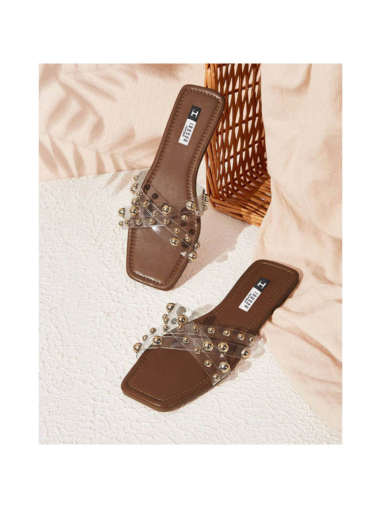 IRUSSH Brown Glam Grunge Flats-picture-28