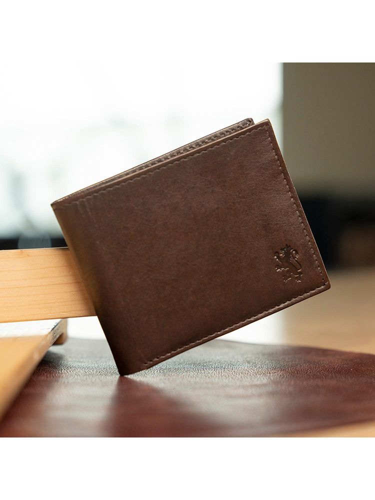 Red Tape Men Brown Bifold Rfid Protected Leather Wallet-picture-32