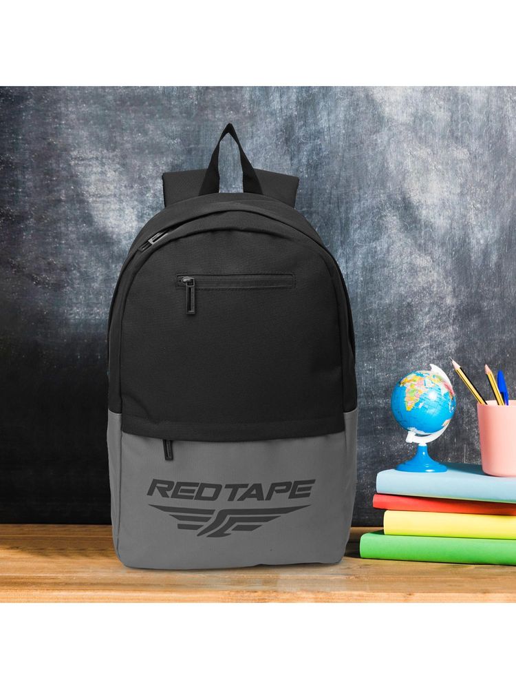 Red Tape Black Polyester 21.5L Laptop Backpack-picture-20