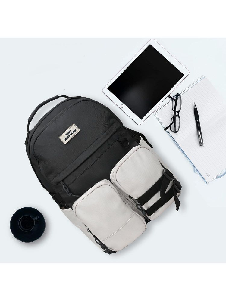 Red Tape Grey Polyester 23L Laptop Backpack-picture-14