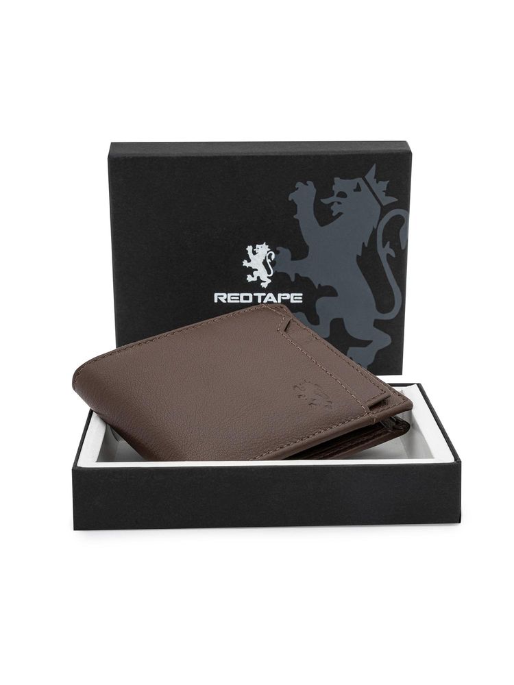 red tape accessories Red Tape Bifold Leather Wallet with Rfid Protection-picture-26