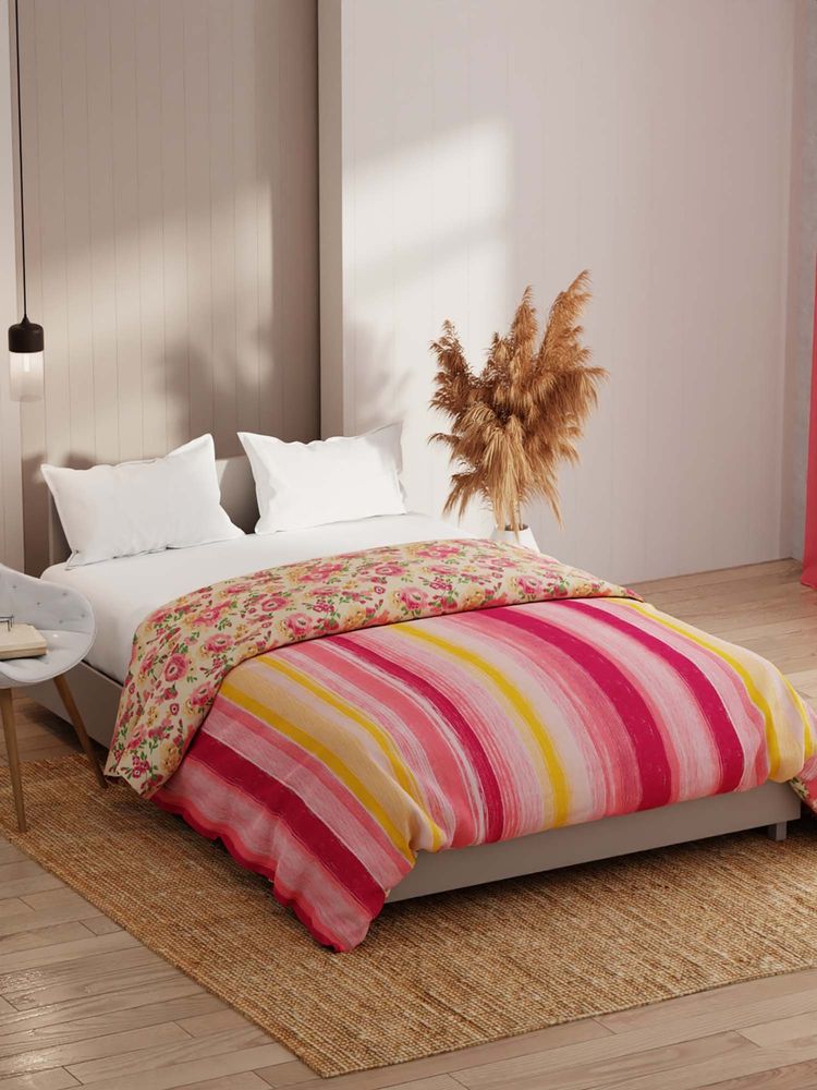 KOPA Multi-Color Geometric Microfibre Comforter (Double)-picture-20