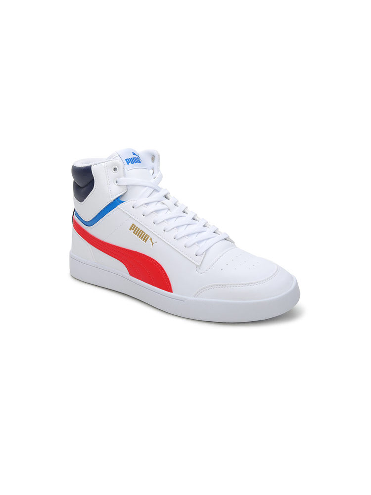 Puma Shuffle Mid Unisex White Sneakers (UK 6.5)-image-41