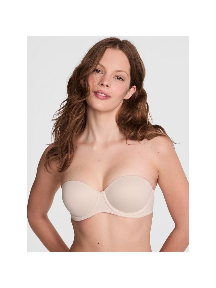 victoria's secret accessories Victoria's Secret Beige Wear Everywhere Push-Up Strapless Bra-picture-22