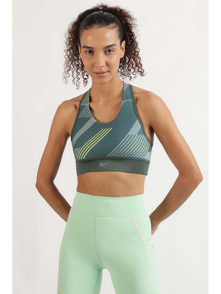 Reebok Green Women Sports Bra-image-32