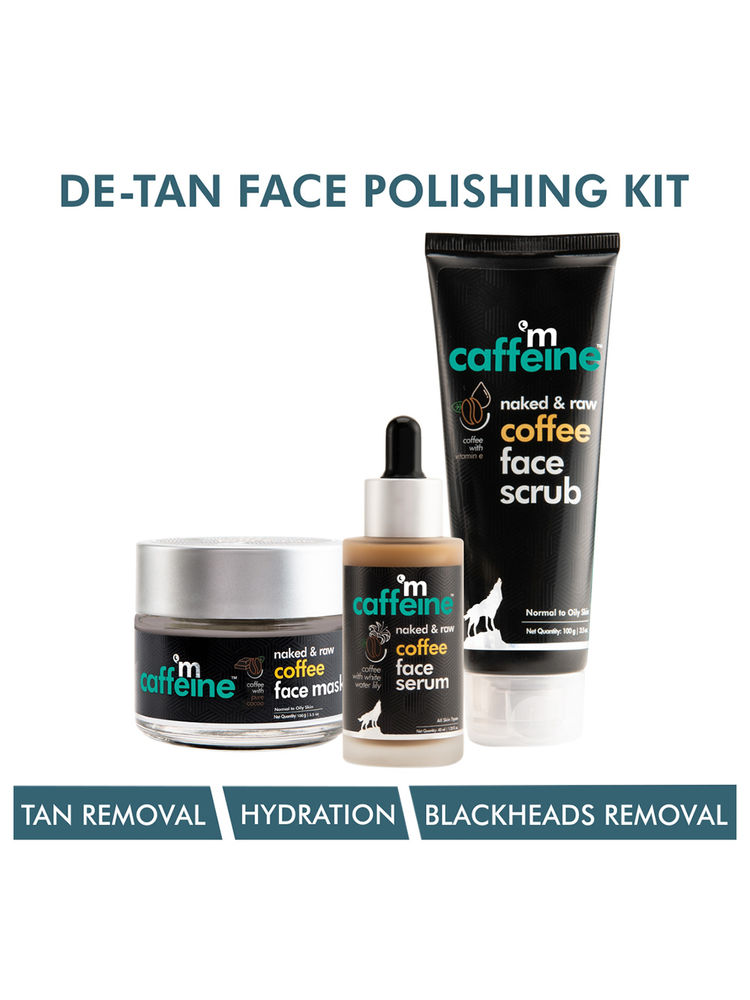 MCaffeine Coffee De-Tan Face Polishing Kit-image-42