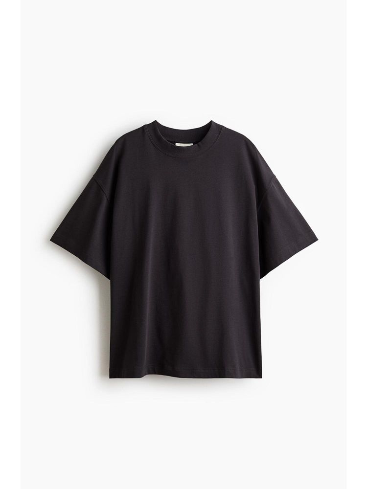 H&M Women Brown Oversized Fit Printed Sports T-Shirt-picture-20
