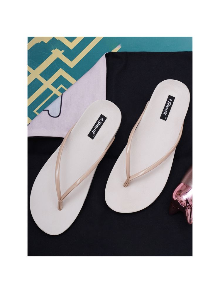 Sherrif Shoes Womens Comfortable Beige Flip-flop-image-26