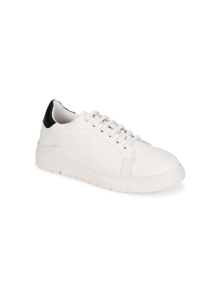 Truffle Collection White Solid Sneakers-picture-24
