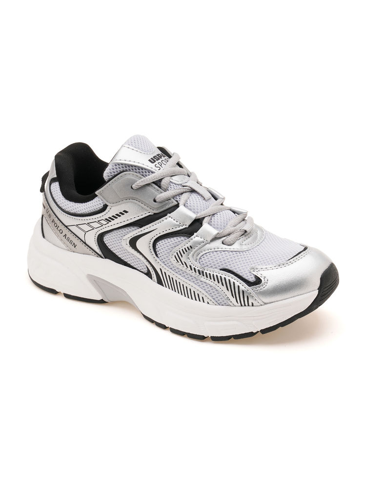 U.S. POLO ASSN. Women So-Young Sneakers Silver-picture-25