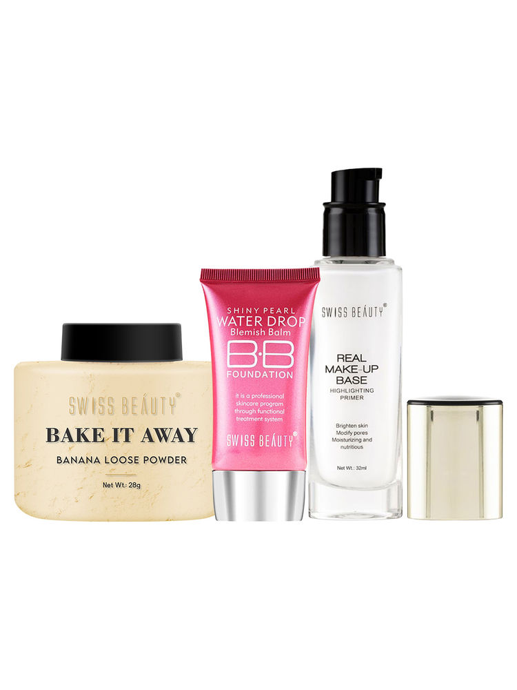Swiss Beauty Ultimate Face Make up Prep Cover Set Combo-image-21